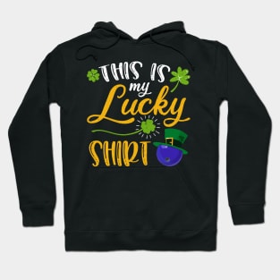 Bowling This is My Lucky Shirt St Patrick's Day Hoodie